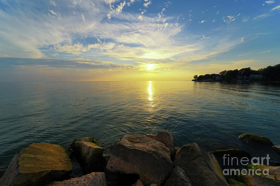 Summers Shine on Lake Erie Photograph by Rachel Cohen