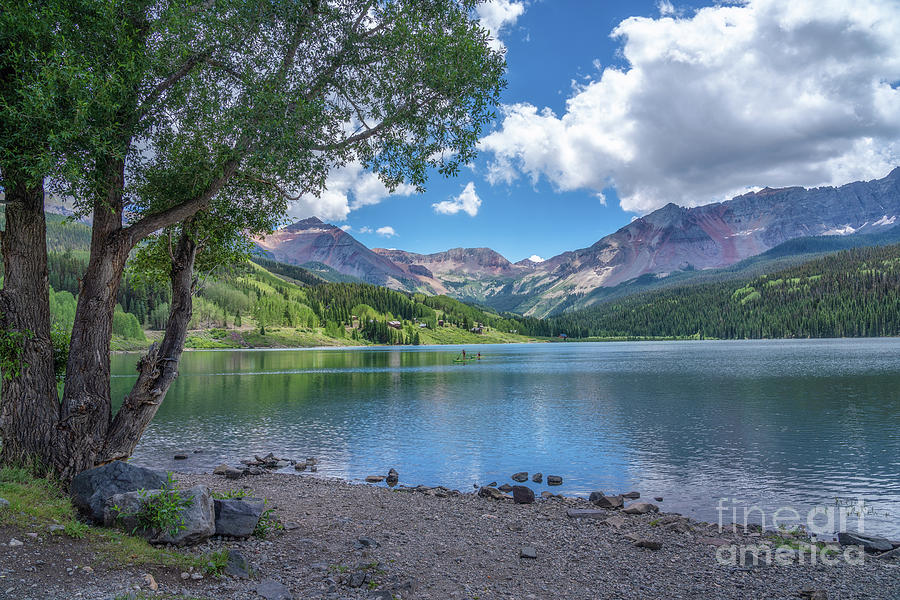 Mountain Photograph - Summertime at Trout Lake by Priscilla Burgers