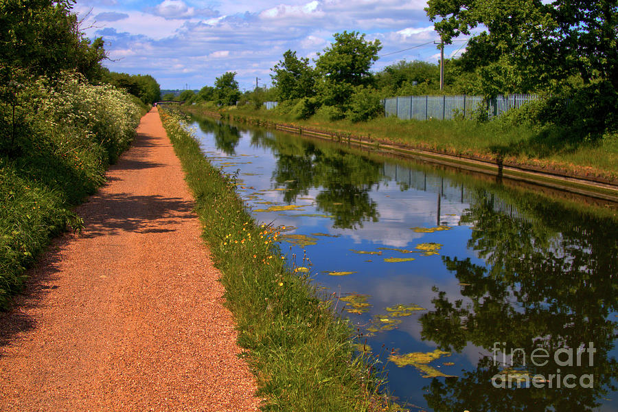 Summertime Canal Photograph by Stephen Melia
