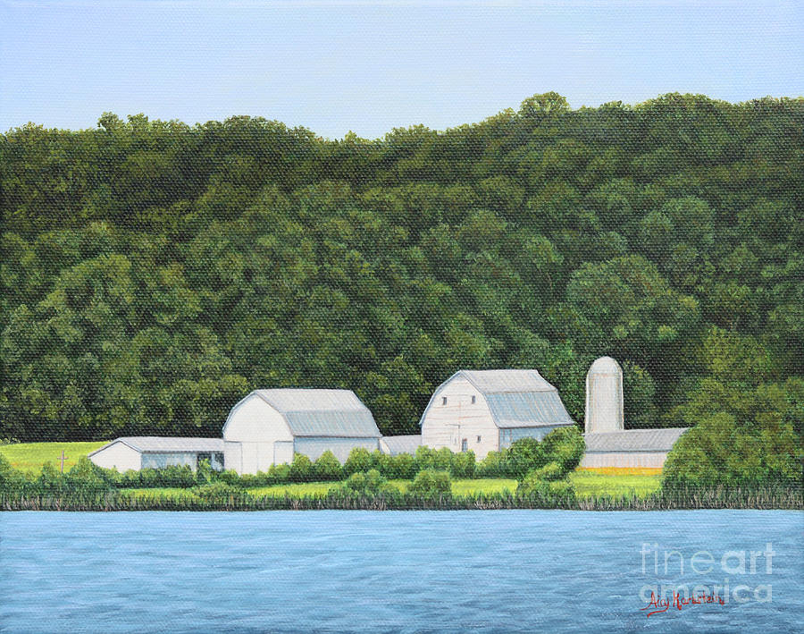 Summertime on the Farm Painting by Aicy Karbstein