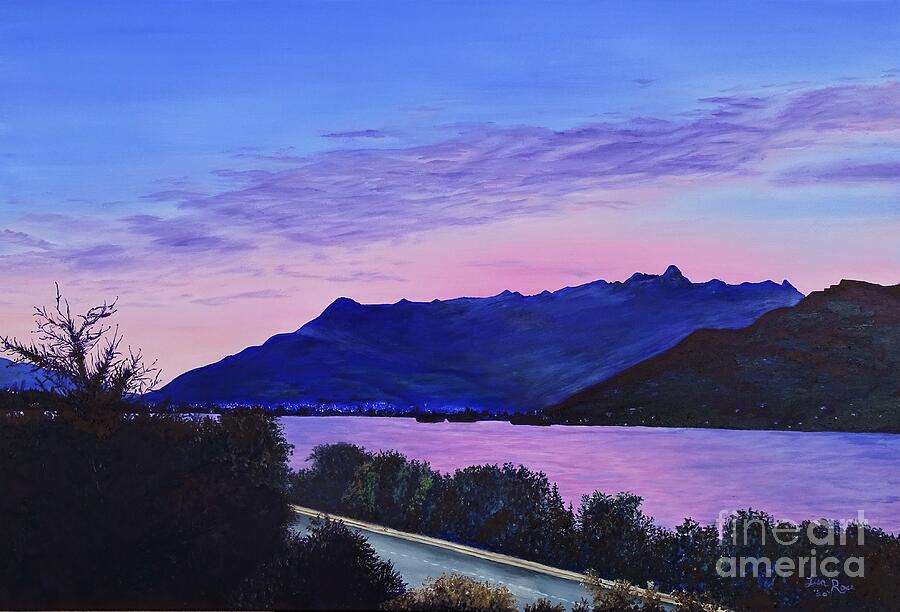 Summertime Sunrise Queensland NZ Painting by Lisa Rose Musselwhite