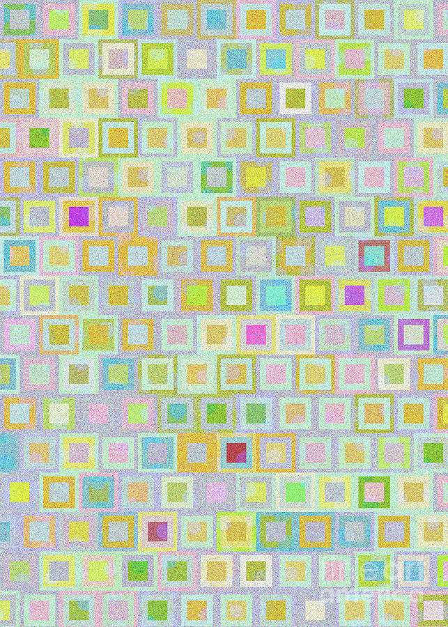 Summery Squares Digital Art by Mimulux Patricia No
