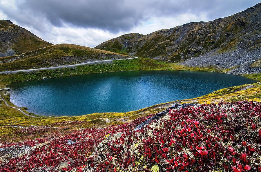 Summit Lake Photograph by Naphat Photography