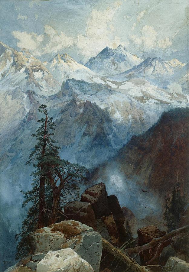 Summit of the Sierras #1 Painting by Thomas Moran
