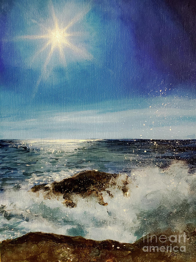 Sun and Sea Painting by Zan Savage Sun and Sea Painting by Zan Savage