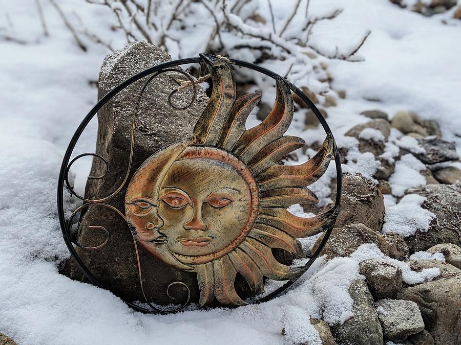 Sun and snow Photograph by Lisa Mutch