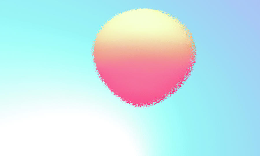 Sun Balloon Digital Art by Kathleen Illes