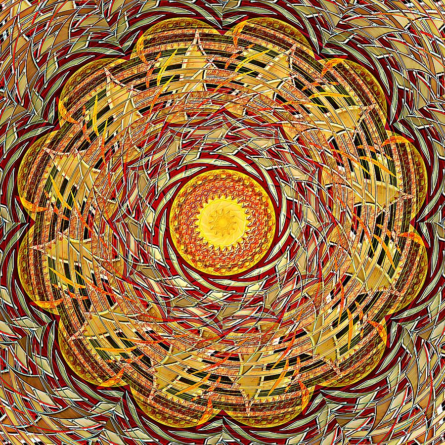 Sun Basket Revolver Digital Art by David Manlove