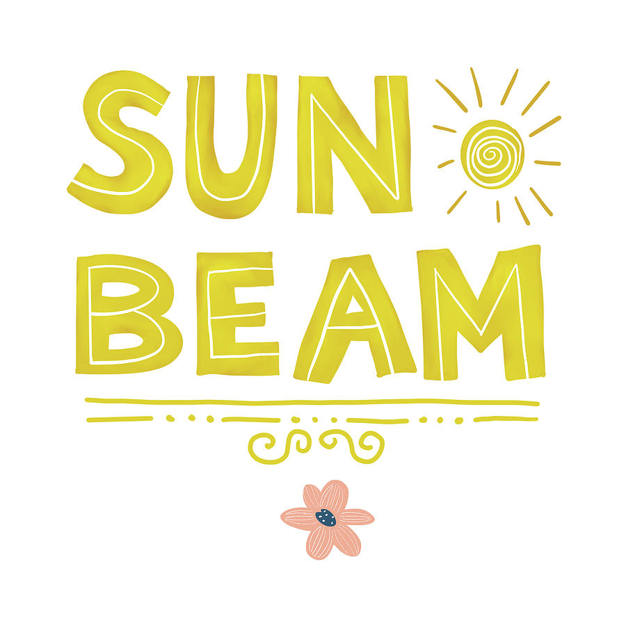 Yellow Sun Beam Digital Art by Blenda Studio