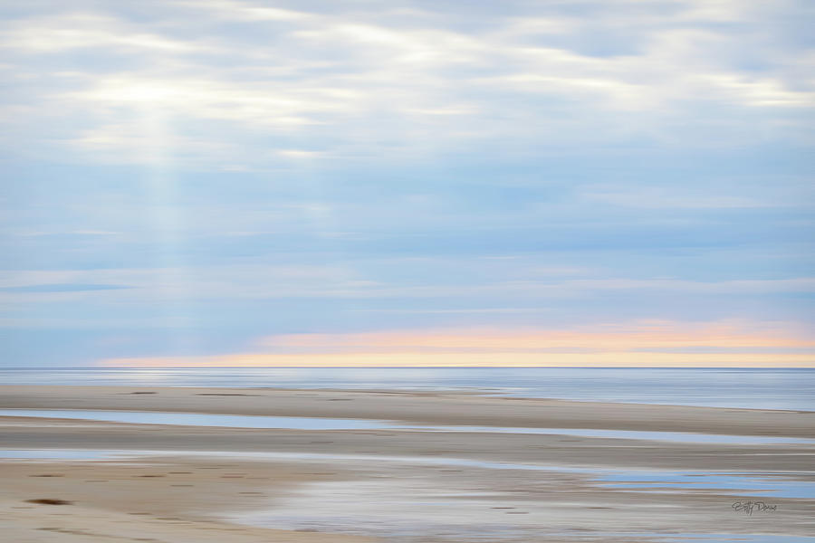 Summer Photograph - Sun Beams on Sandy Beach by Betty Denise
