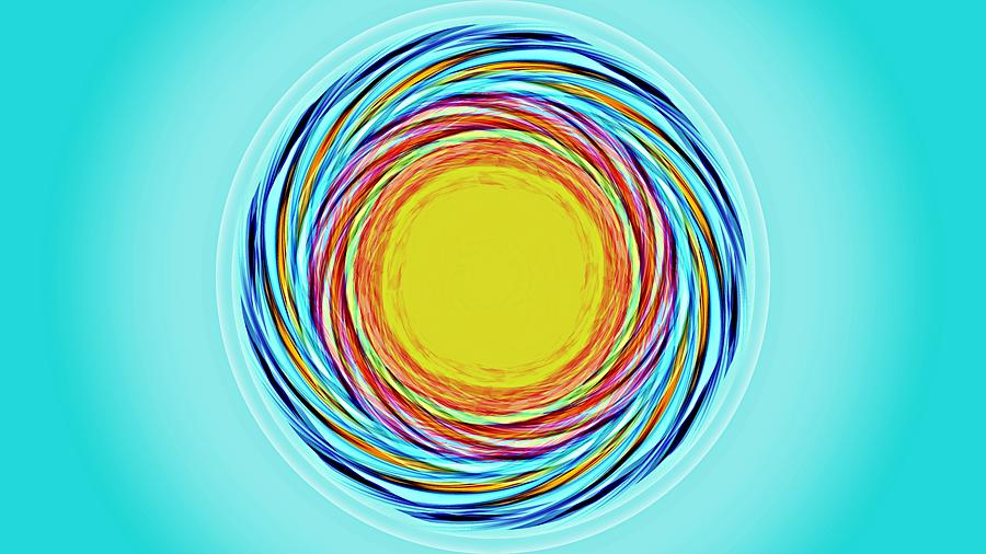 Sun Center Halo Digital Art by David Manlove