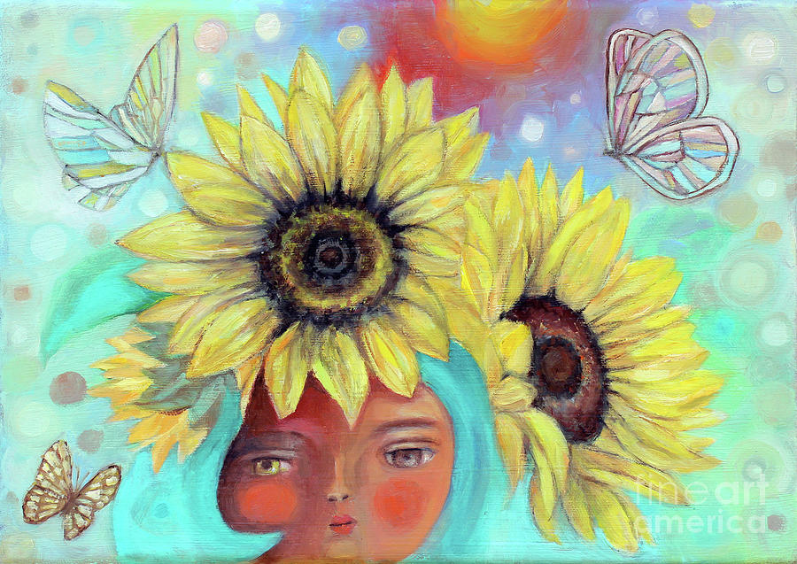 Sun Child Painting by Manami Lingerfelt