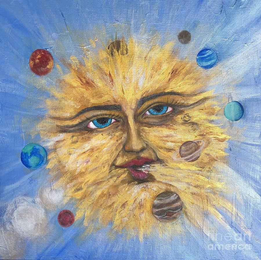 Sun Flare Painting by Leandria Goodman