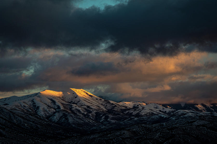 Sun Kissed Indian Mountain Photograph by Roger Thompson - Fine Art America