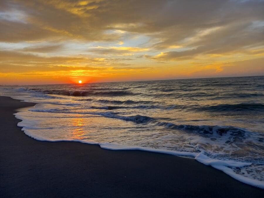 Sun-Kissed Sea Photograph by Beachscapes Gallery LLC - Fine Art America