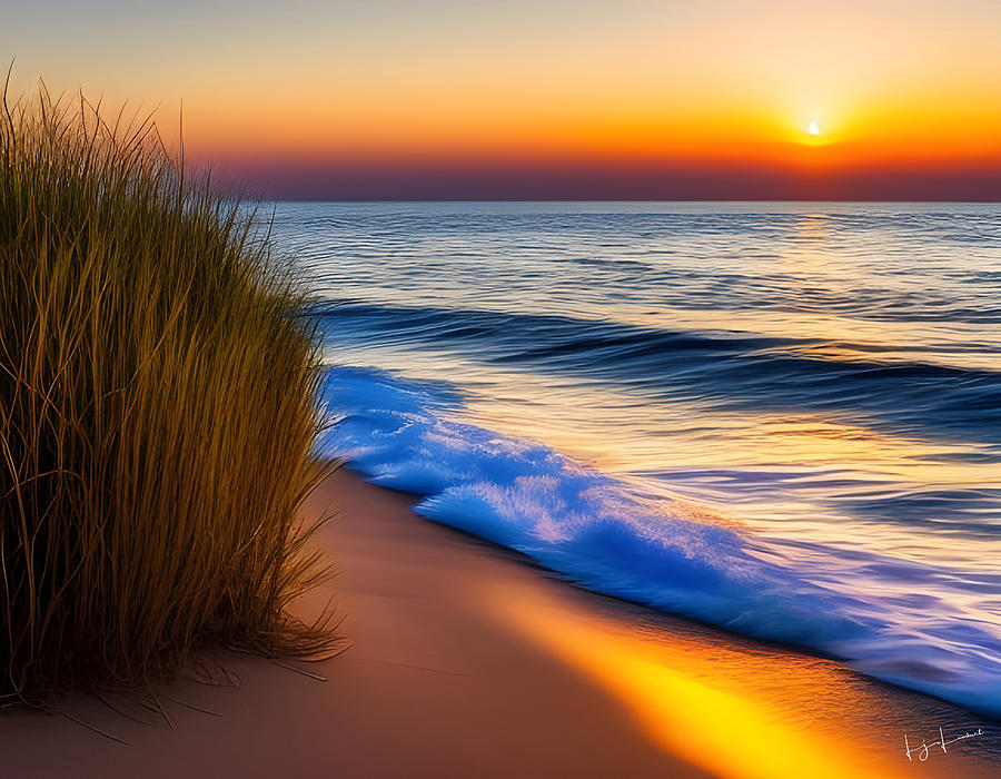 Sun-Kissed Shores Photograph by Lisa Lambert-Shank
