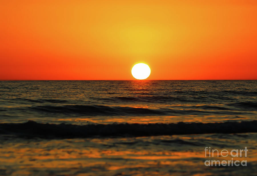 Sun meets Sea    Photograph by Joanne Carey