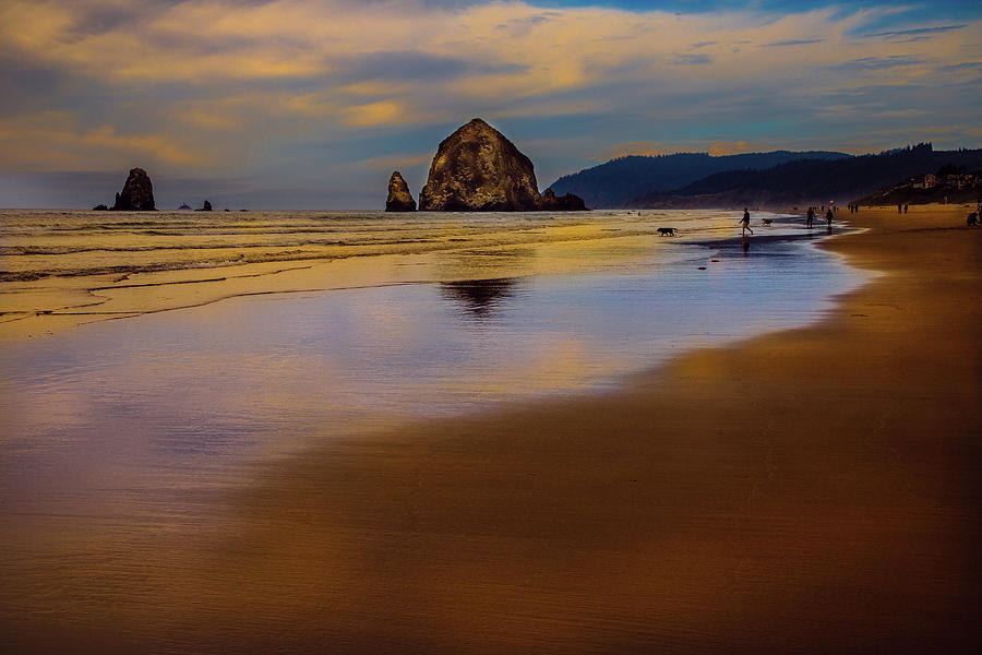Sun on Cannon Beach Photograph by David Patterson