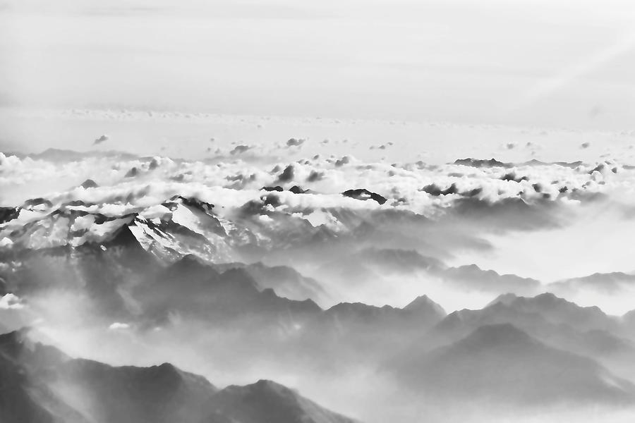 Sun On Misty Mountains Photograph