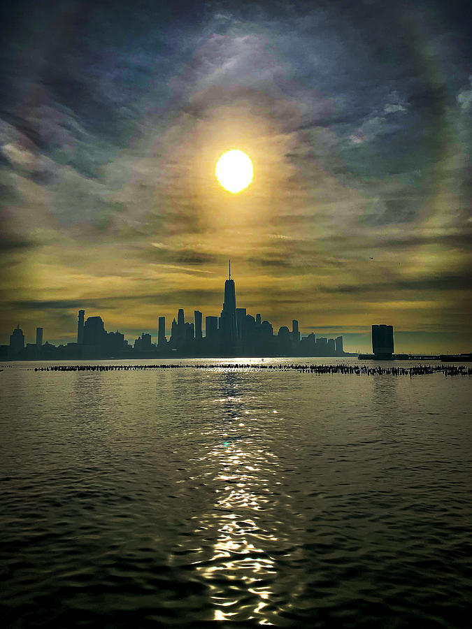 Sun over the city Photograph by Jim Feldman