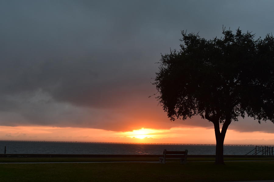 Sun peeking through dark clouds Photograph by Amanda Claire | Fine Art ...