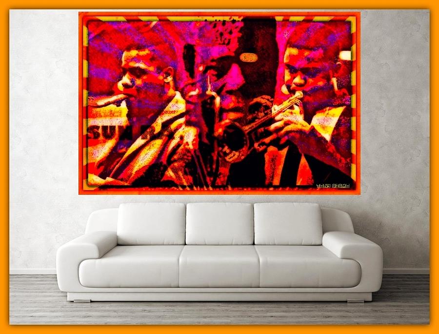 Sun Ra Meets Shorter and Hubbard for your wall Digital Art by Tony ...