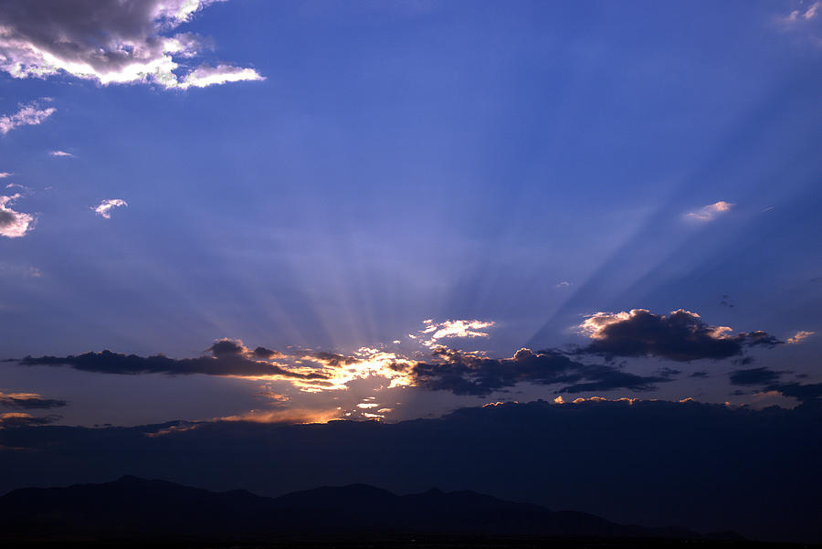 Sun Ray Sunset Photograph by Tony Huffaker | Fine Art America