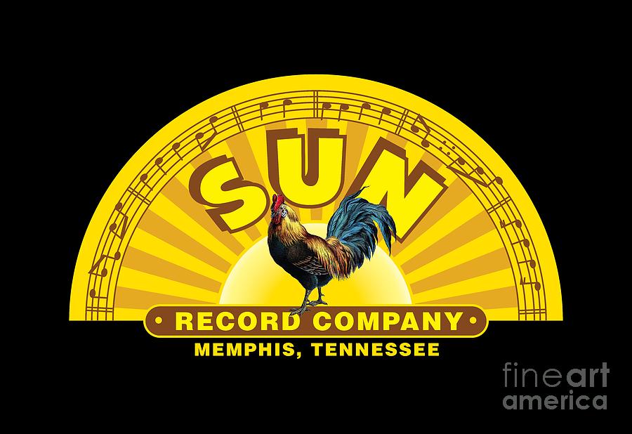 Typography Digital Art - Sun Records by Gary Grayson
