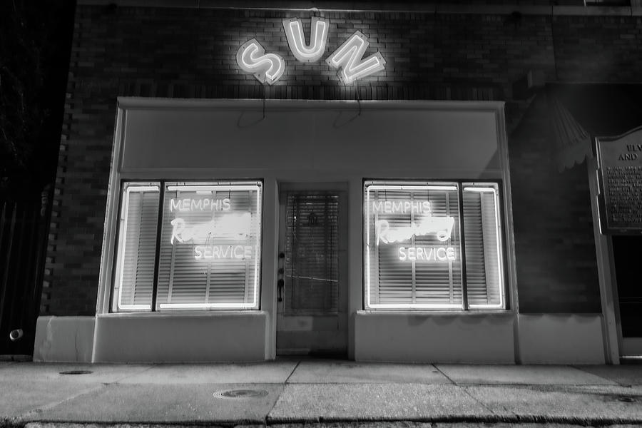 Sun Studio in Memphis at night  Photograph by John McGraw