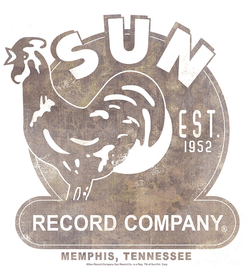 Elvis Presley Digital Art - Sun Records Music Independent Sun Record by Nicklas Householder