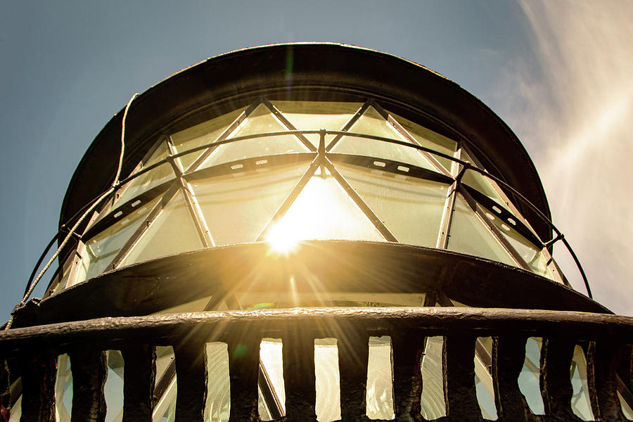 Lighthouse Photograph - Sun Reflection On Glass Jupiter Lighthouse Coastal Landscape Photo by Melissa Fague Lighthouse Photograph - Sun Reflection On Glass Jupiter Lighthouse Coastal Landscape Photo by Melissa Fague