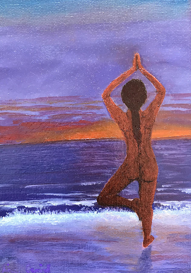 Sun Salutation Painting by Linda Gemmill Sun Salutation Painting by Linda Gemmill
