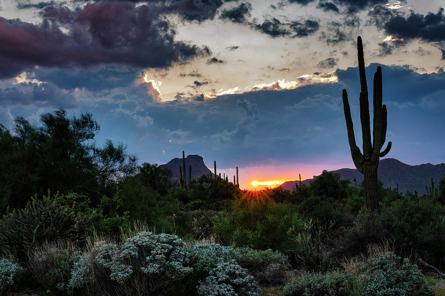 Sun Shines On Red Mountain Photograph by Saija Lehtonen - Fine Art America