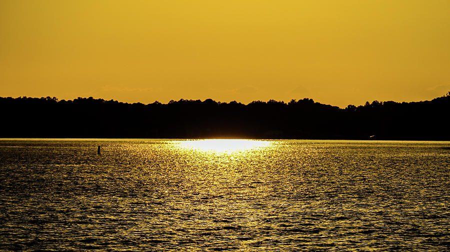 Sun Sparkles Lake Dance Photograph by Ed Williams