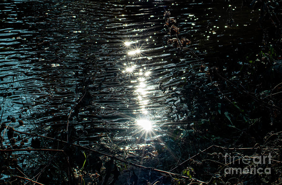 Sun Sparkles of Light on Water Photograph by Sandra Js