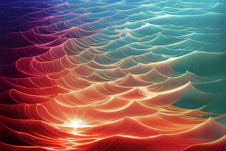 Sun Splash Digital Art by Stephen Younts