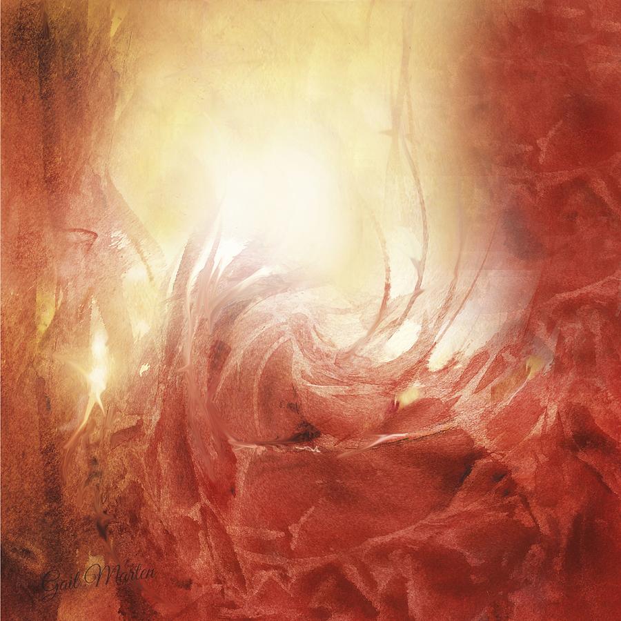 Sun Storm Painting by Gail Marten