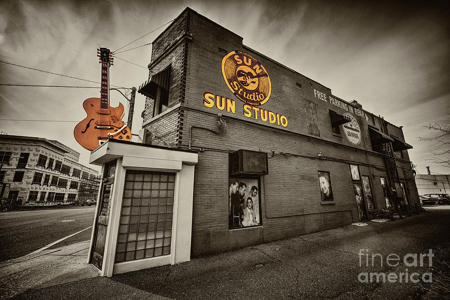 Music Photograph - Sun Studios of Memphis  by Rob Hawkins
