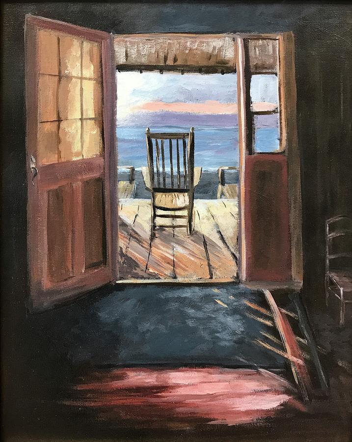 Sun-Up Front Row Seat Painting by Deborah Smith