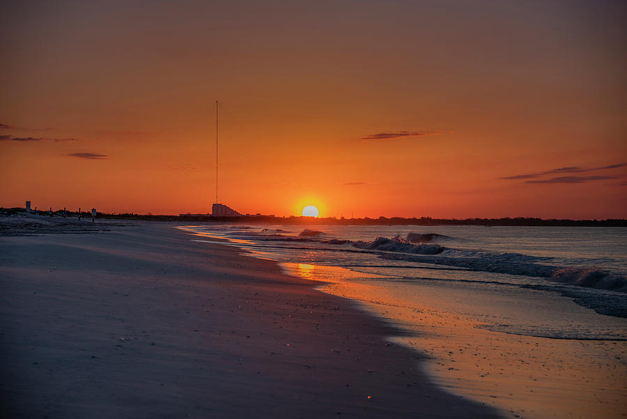 Sun Up in Cape May New Jersey Photograph by Bill Cannon
