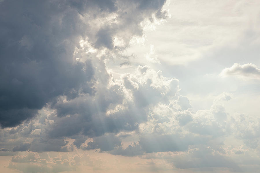 Sunbeam between storm clouds Photograph by Juhani Viitanen - Fine Art ...