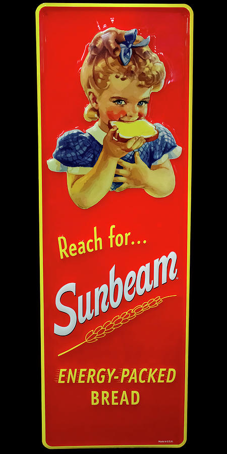 Sunbeam bread sign Photograph by Flees Photos