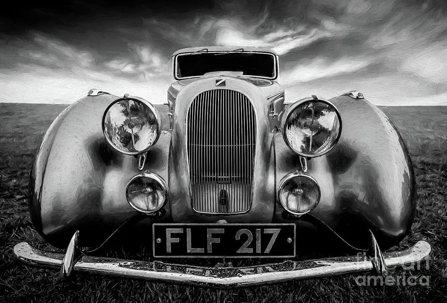 Sunbeam Talbot Darracq Classic Car Photograph by Adrian Evans