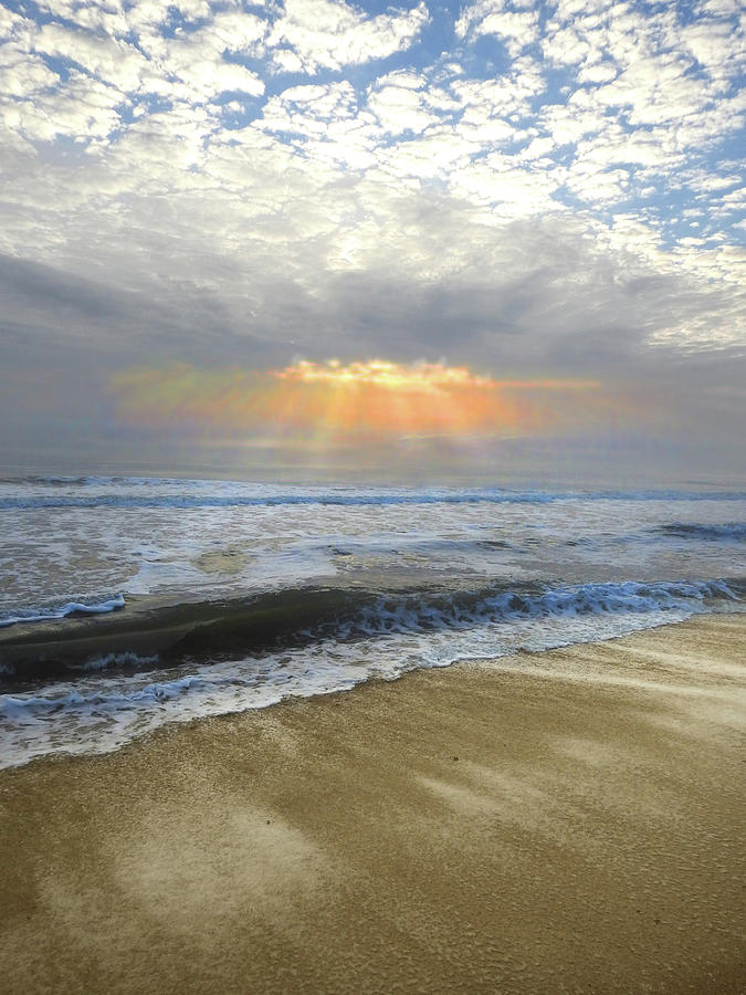 Sunburst at St. Augustine Beach Photograph by Rod Seel