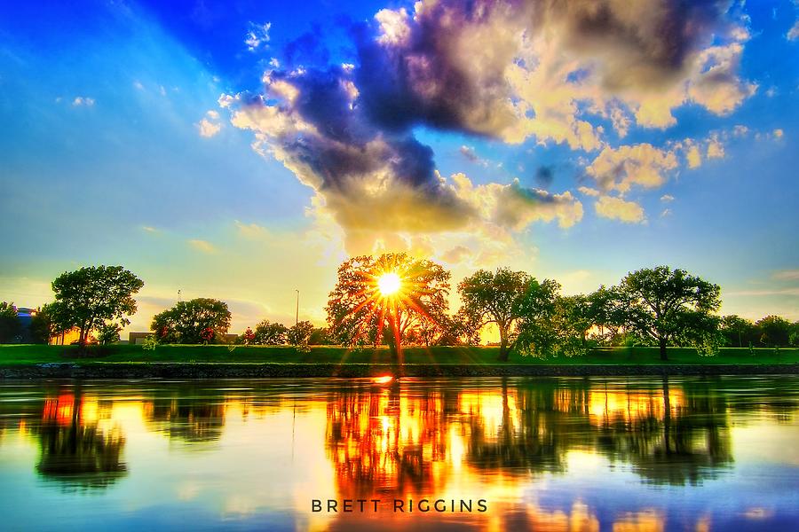 Sunburst River Photograph by Brett Riggins | Fine Art America