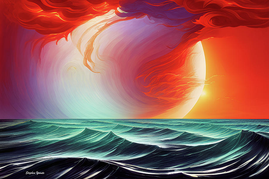Sunburst Digital Art by Stephen Younts