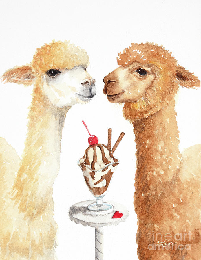 Sundae Rendezvous Painting by Michelle Constantine
