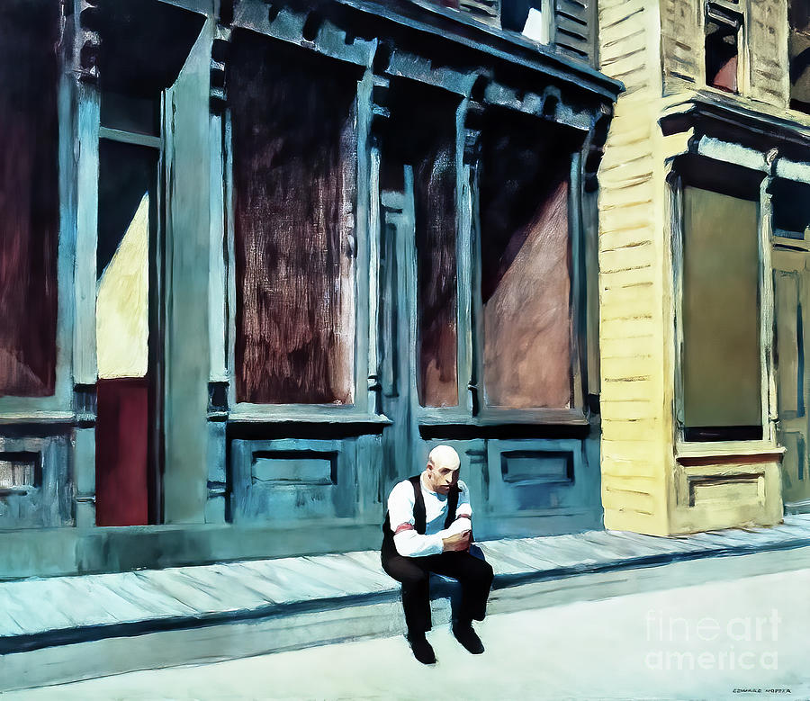 Sunday 1926 Painting by Edward Hopper