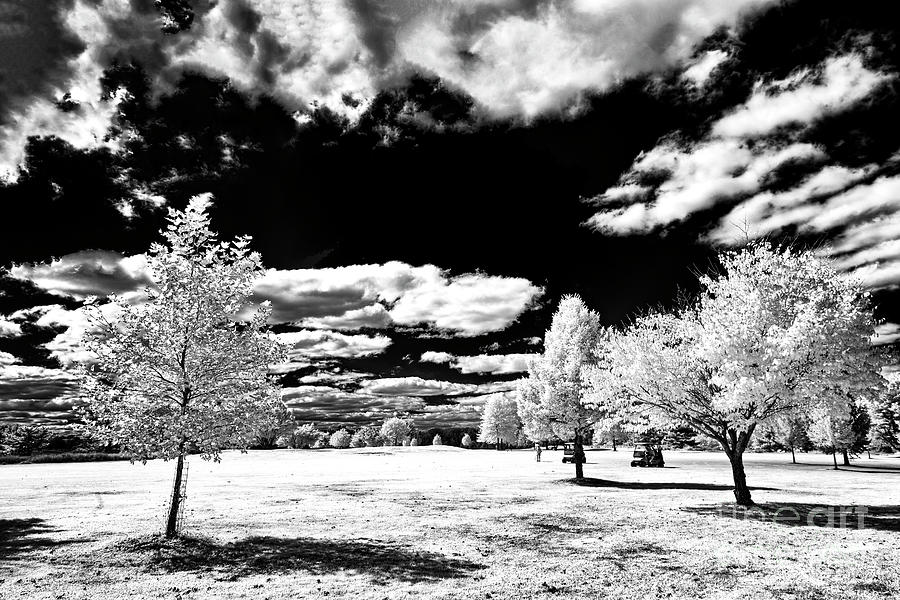 Sunday Golf Infrared at Spooky Brook Photograph by John Rizzuto