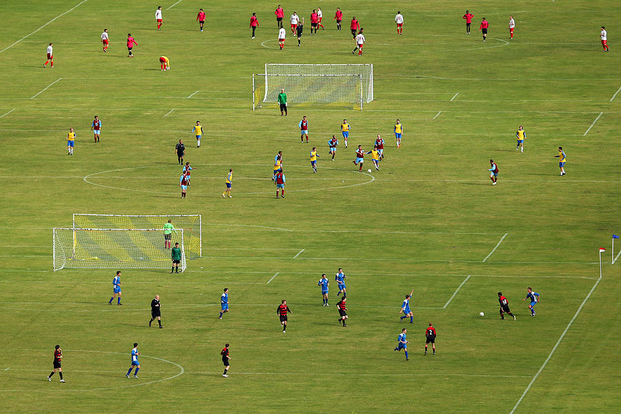 Sunday League Football At Hackney Marshes Photograph by Julian Finney
